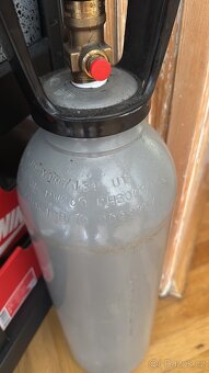 Tlaková láhev 8L – ocelová, stlačený plyn, technická bomba - 2