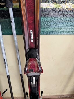 Lyže Volkl + hůlky Elan - 2