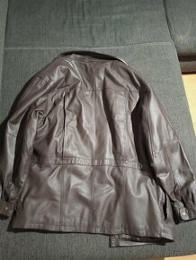 Pánská kožená bunda s podšívkou vel. 56 - 2