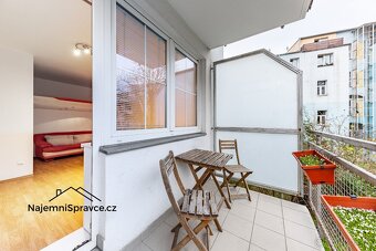 Útulný byt 2+kk s balkonem k pronájmu – Na Sypkém, Libeň (5 - 2