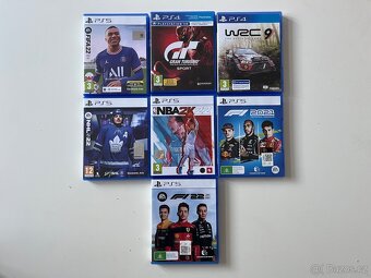 Sony PlayStation 5 (s mechanikou) + 2 ovladače + Hry - 2