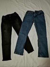 Bal.22 Džíny 5ks.+zimní bunda vel.140 - 2