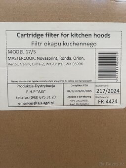 4x Uhlikovy filtr pro digestor - 2