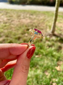 Zlatý prsten 14K 585/1000 - 2