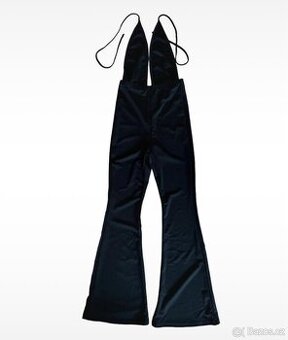 Černý overal halter - 2