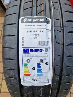 2ks nové letní pneu 245/45 r18 DOT 2024 Continental - 2