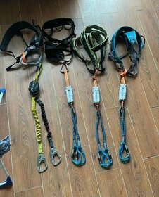 Ferratový set , ferrata , lezecký sedák , úvazek - 2