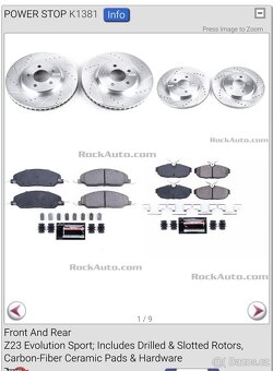 Sada předních a zadních brzd PowerStop Z23 Evolution Sport - 2