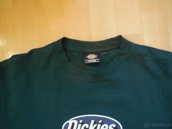 pánské Dickies khaki zelené tričko kapsa kr.ruk bavlna XXL - 2