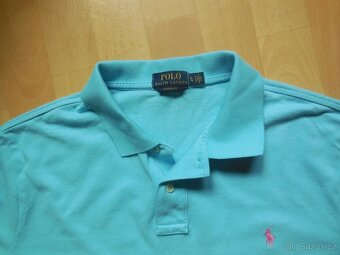 pánské Ralph Lauren sv.modré polotričko,ba kr.ruk, XL-XXL - 2