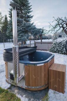 Koupací sud (ThermoWood - full set) hranatý - 2