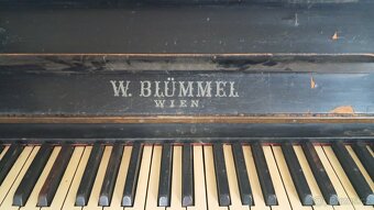 Pianino W. Blummel Wien - 2