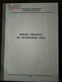 Skripta právní předpisy ve veterinární péči - 2