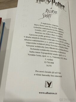 Harry Potter - První vydání dílů: 2 a 7 - 2