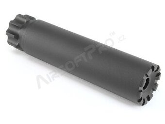 Kovový tlumič Specter 152 x 35mm - černý airsoft (sleva) - 2