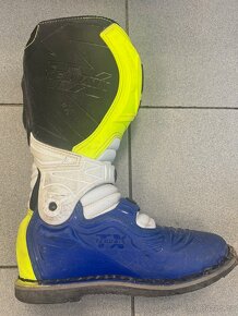 111. Moto boty FORMA TERRAIN TX modro/bílo/fluo žluté 46 - 2