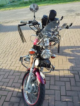 Yamaha XV Virago 125 (5AJ) r.v.:1998 červená-tmavá (TOP stav - 2