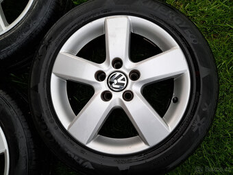 alu kola VW Golf Mugello 16" 5x112 + pneu 205/55 R16 - 2