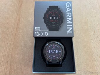 Garmin Fenix 7X Solar – zánovní stav, záruka 14 měsíců - 2