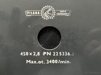 Pilový kotouč Pilana. - 2