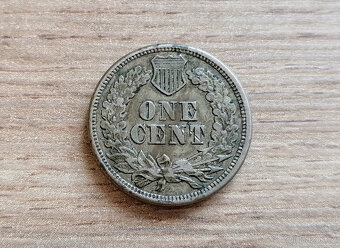 1 Cent 1863 USA Spojené státy Americké mince Severní Amerika - 2