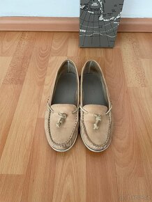 Béžové kožené mokasíny Napapijri vel. 37 - 2