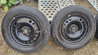 Disky + zimni pneu 5x112 6.5Jx17 Et38 Škoda kodiaq 215/65R17 - 2