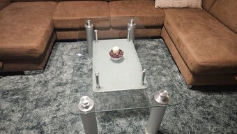 Skleněný konferenční stolek - 2