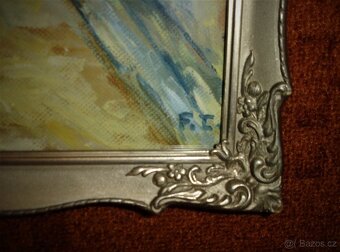 POHLED NA CHRÁM SV. MIKULÁŠE V PRAZE (obraz pod sklem)... - 2