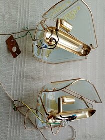 2 skleněné lampičky - 2