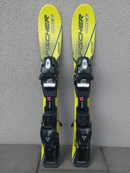 Dětské lyže FISCHER RACE, 70 cm + lyžáky + přilba - 2
