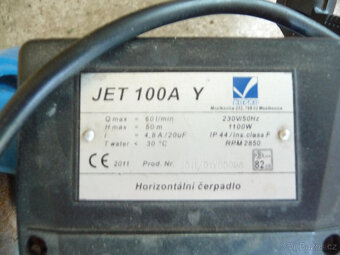 čerpadlo Jet 100 A Y + expanzní nádrž VA024+ příslušenství - 2