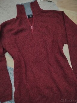 Pánský vlněný svetr vel. L - 2