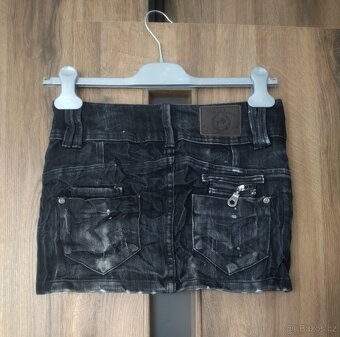 Stylová džínová minisukně - 2