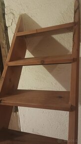 Prodám dřevěné schody do interiéru + trámky 10x10 - 2