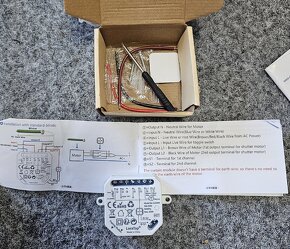 Chytrý zámek dveří YL-71,Smart WiFi relé rolety,motory,svět - 2