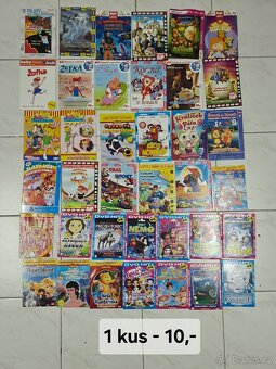 Různé druhy DVD - pohádky, hudební, - 2
