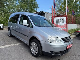 Volkswagen Caddy MAXI 1.9TDi • 77kw • 5/2008 • 7 míst •Tažné - 2
