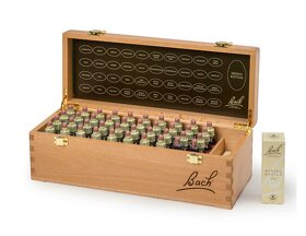 Bachovy květové esence originální set 20 ml - dřevěný box - 2