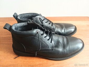 Černý Boty Vel. 44 / Black Shoes Size 44 - 2