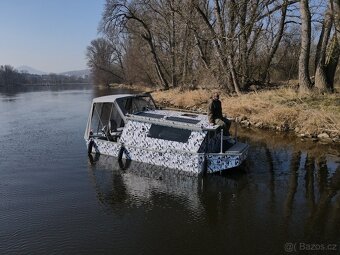 Profesionální rybářský člun s kabinou, možnost elektromotoru - 2