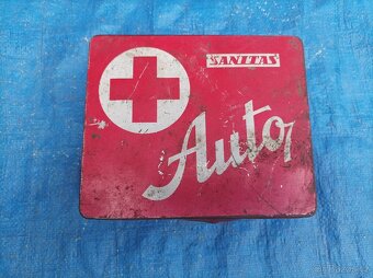 Plechová lékárnička Auto sanitas - 2