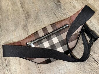 Crossbody ledvinka, Burberry Mini Cason Checked Belt bag - 2