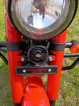 Jawa 350 CL Pérák červená Limitka č. 15 - najeto 2110 Km - 2