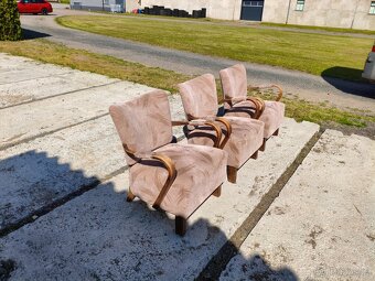 Halabala 3křesla koktejlky,romantiky - 2