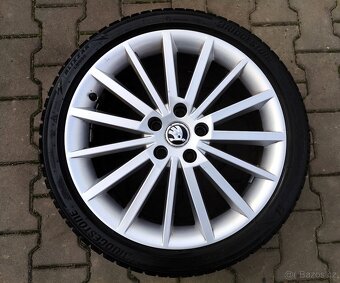 Alu kola originál Škoda Octavia III, RS 5x112 R18 Turini - 2