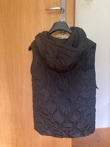 sytě černá vesta, vestička ZARA KIDS, dívčí vel. 140 - 2
