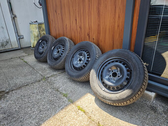 Plechové disky 5x108 6,5JX16H2,ET50+zimní 215 60 16 Falken - 2