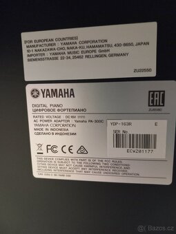 Prodám el. piano Yamaha YDP-163R - 2