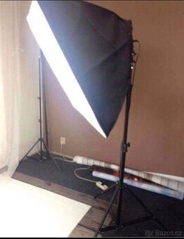 Softbox + vánoční pozadí a podlaha - 2